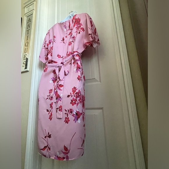 Phase Eight Brooke Floral Dress in Flint Melange, Size 8 - Picture 10 of 12